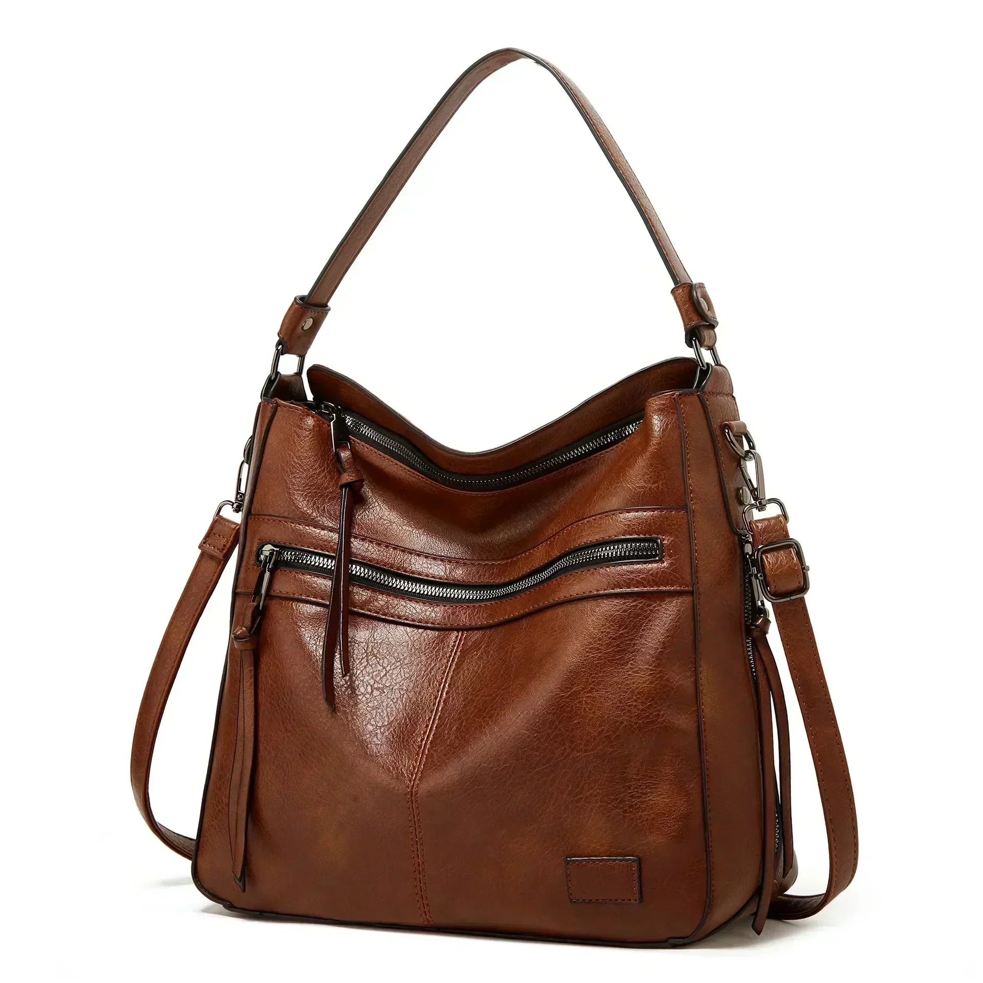 Bolso hobo de aspecto cuero