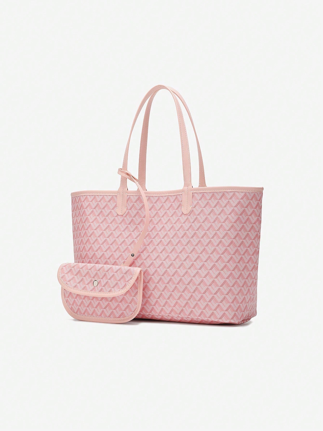 Bolso shopper espacioso con estampado gráfico
