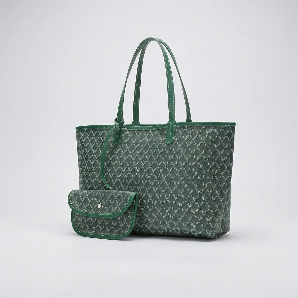 Bolso shopper espacioso con estampado gráfico