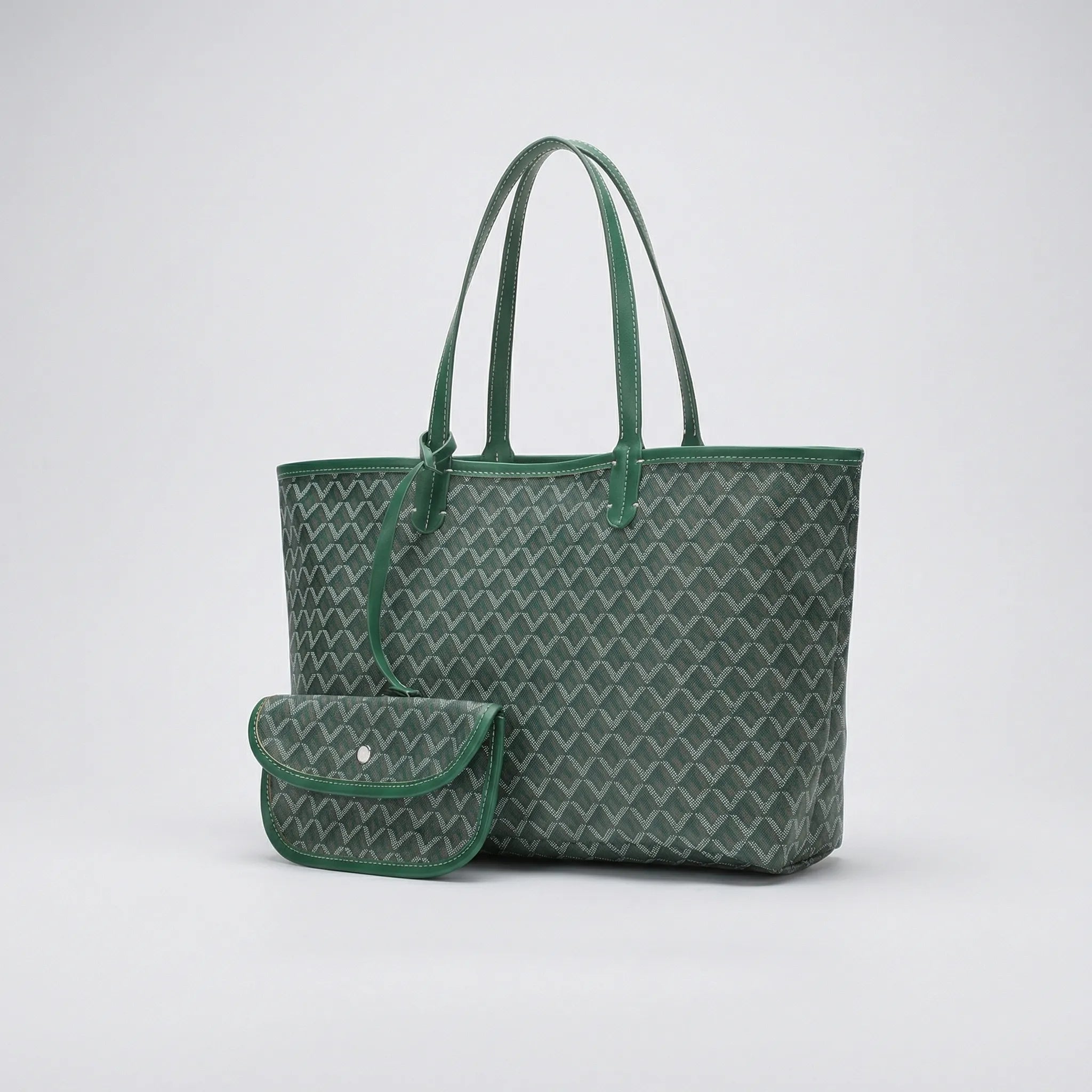 Bolso shopper espacioso con estampado gráfico