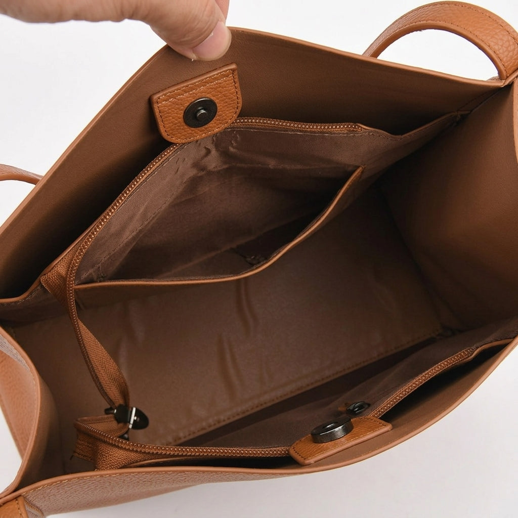 Bolso tote de hombro suave