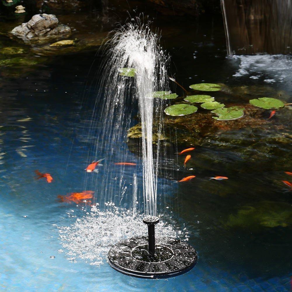 Bomba Solar para Fuente – Para Estanque, Baño para Pájaros o Decoración de Jardín