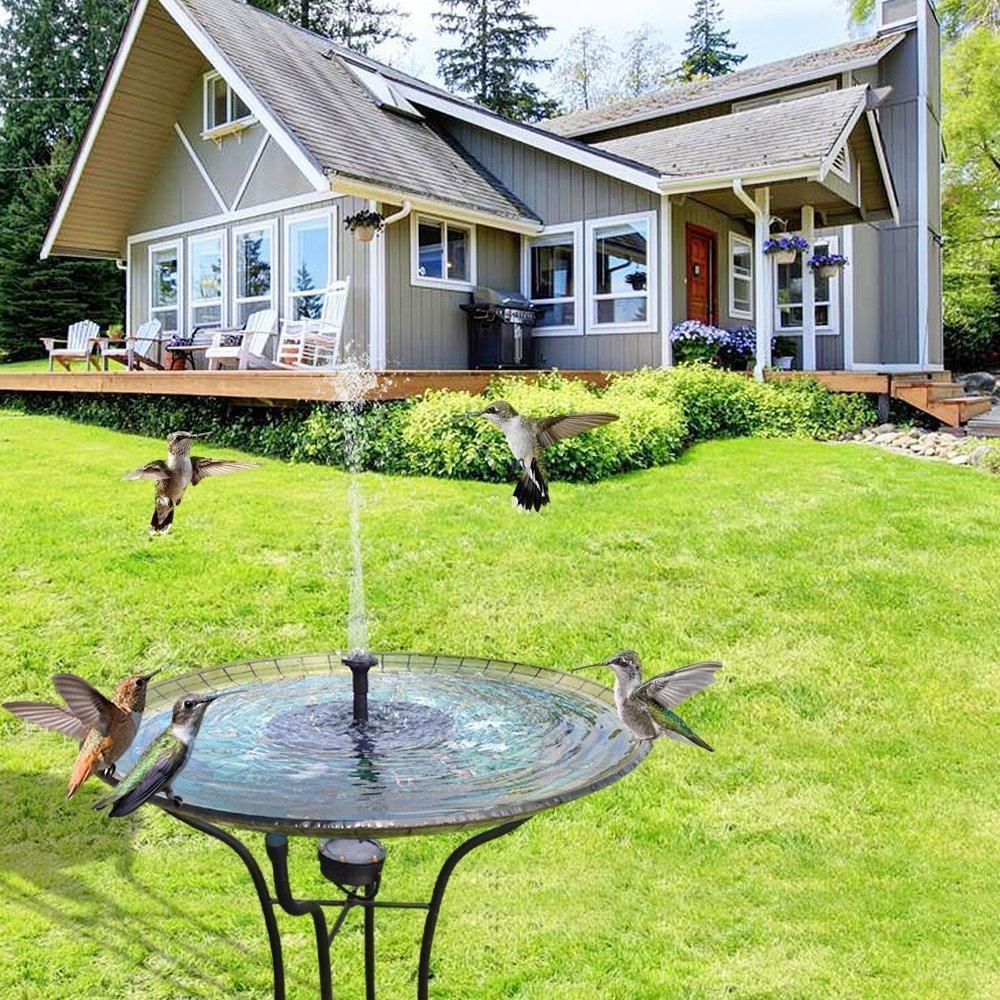 Bomba Solar para Fuente – Para Estanque, Baño para Pájaros o Decoración de Jardín