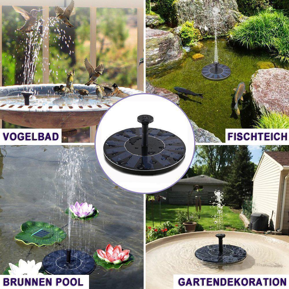 Bomba Solar para Fuente – Para Estanque, Baño para Pájaros o Decoración de Jardín