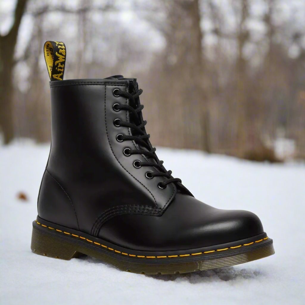 Botas acordonadas para mujer de diseño clásico