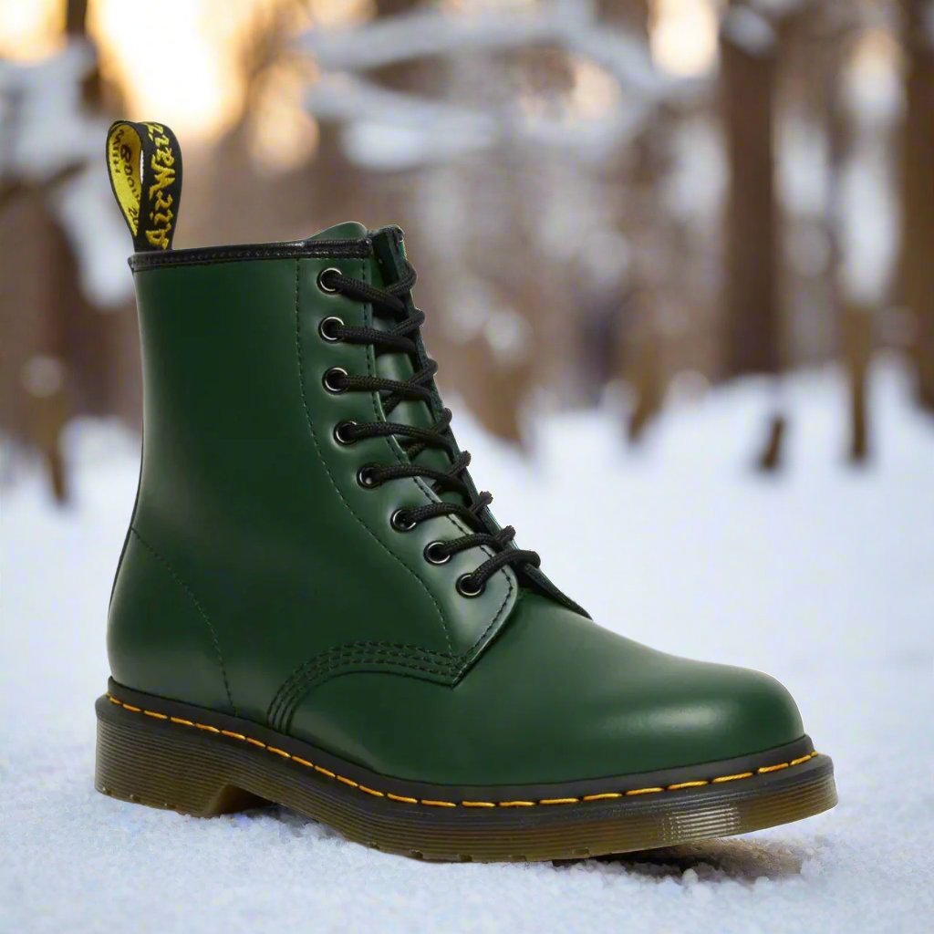 Botas acordonadas para mujer de diseño clásico