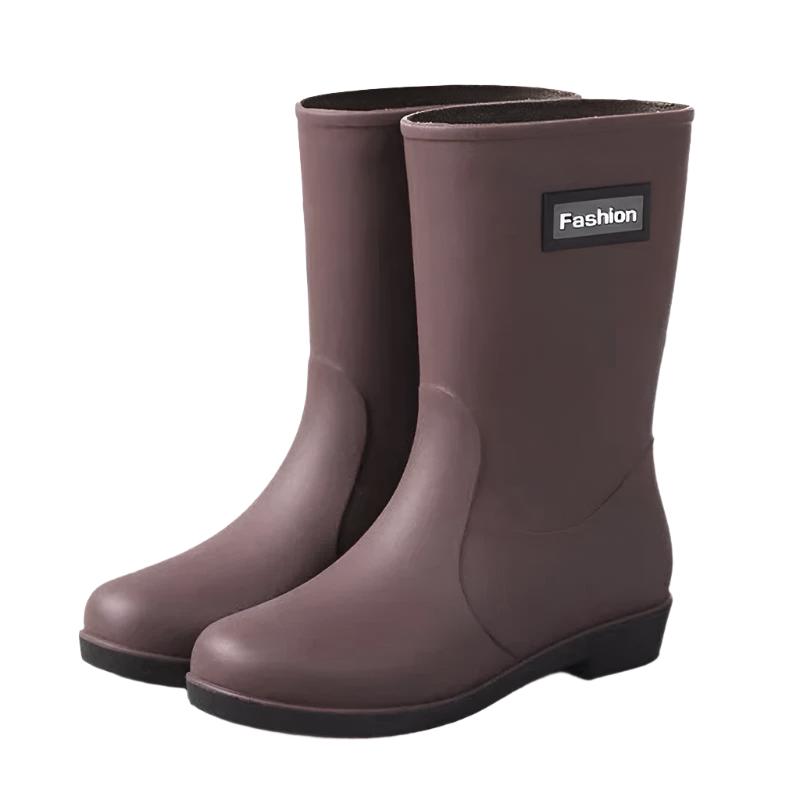 Botas de agua de caña media para mujer