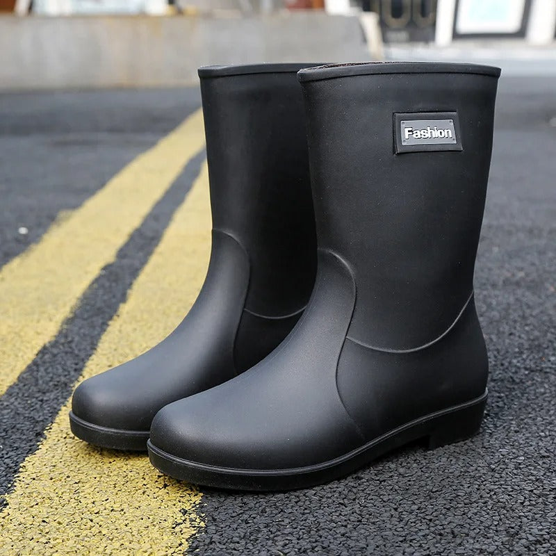 Botas de agua de caña media para mujer