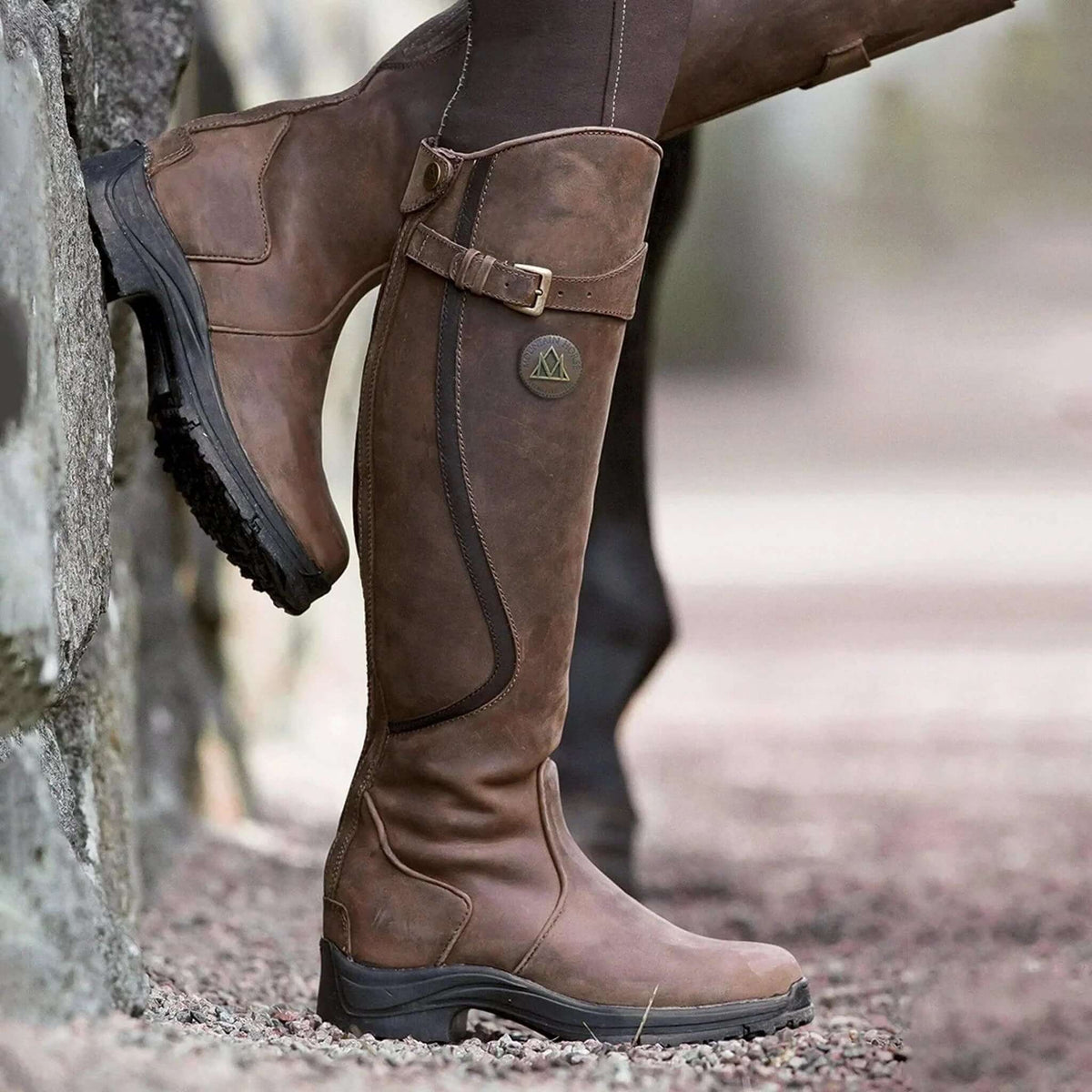 Botas de equitación de invierno e impermeables para mujer