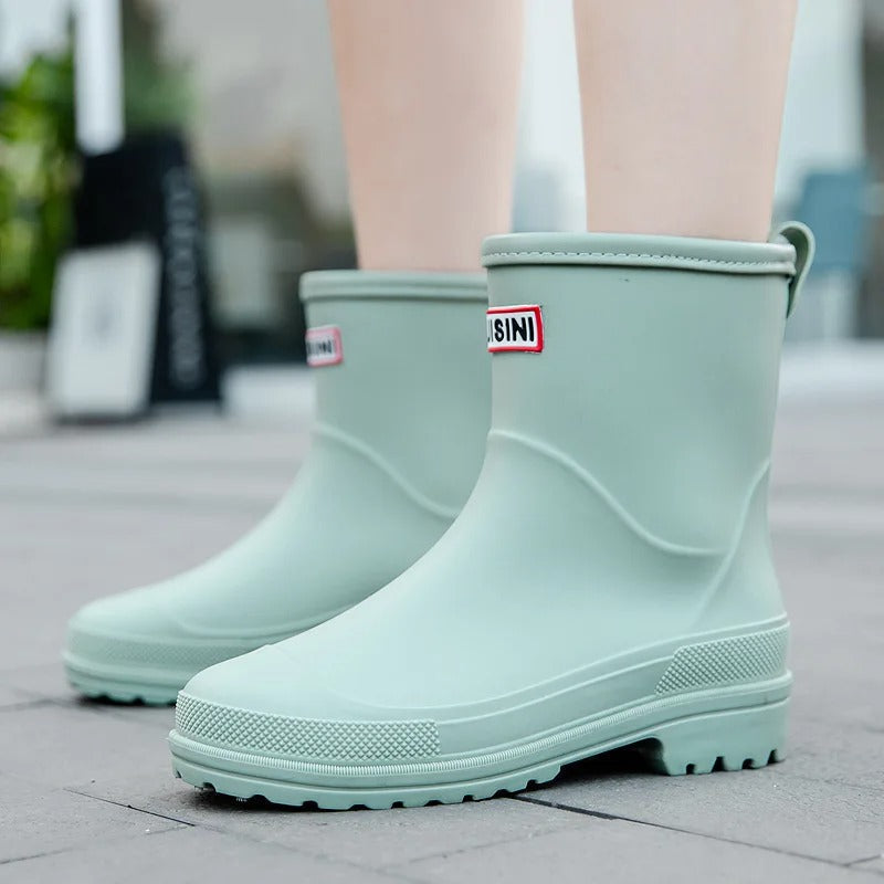 Botas de lluvia impermeables - Bota moderna de caña media