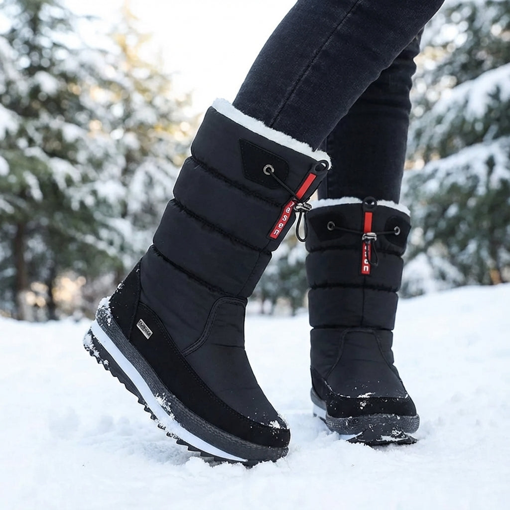 Botas de nieve de caña media con aislamiento térmico