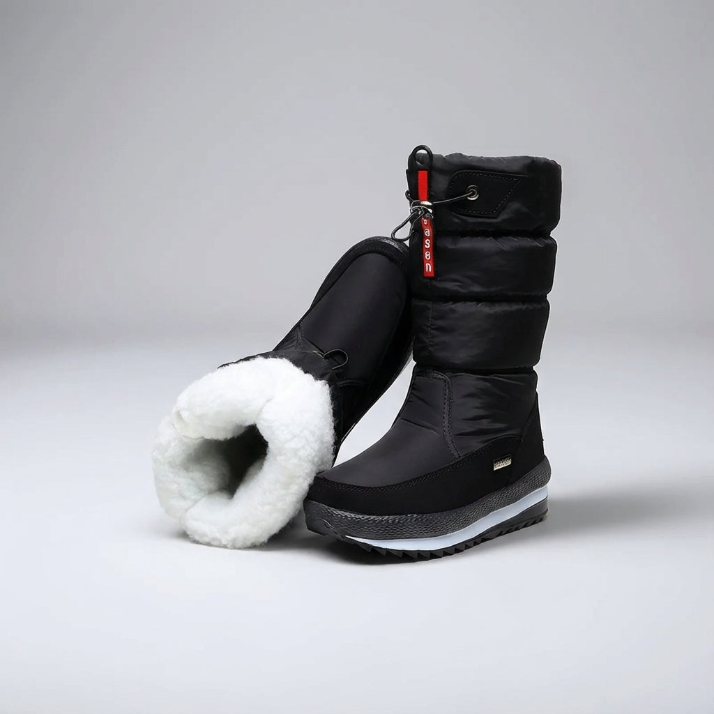 Botas de nieve de caña media con aislamiento térmico
