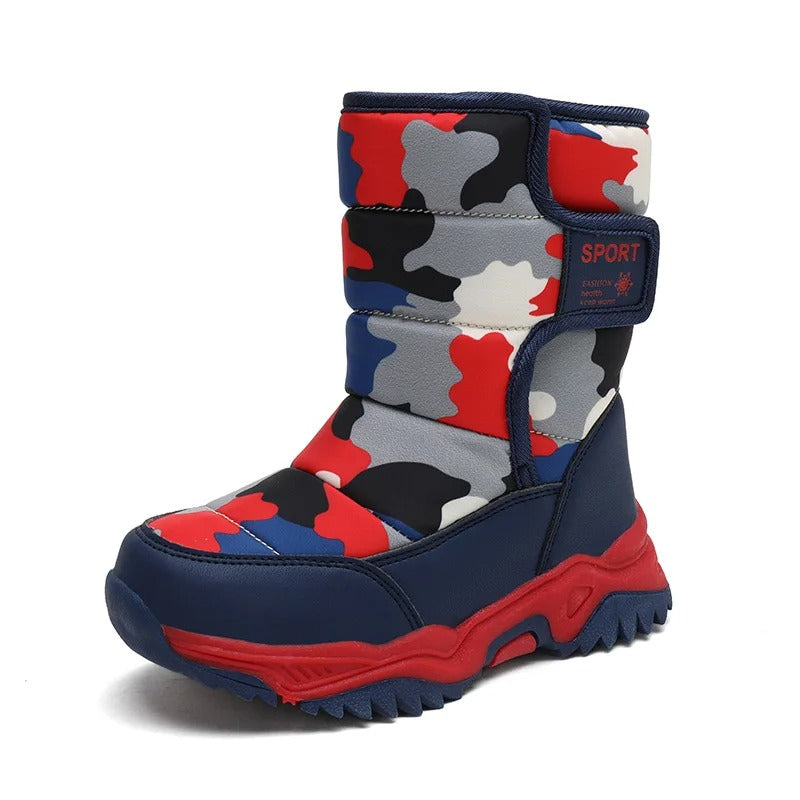 Botas de nieve impermeables para niños