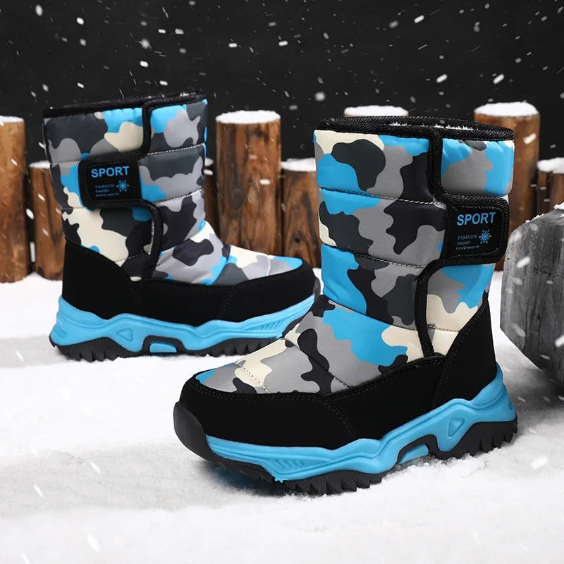 Botas de nieve impermeables para niños
