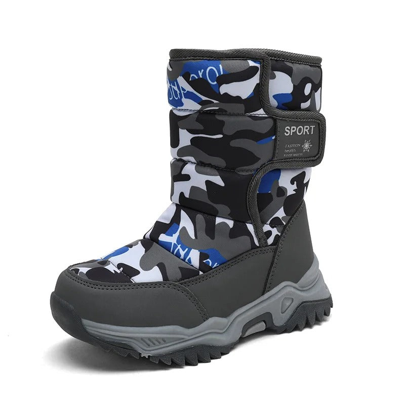 Botas de nieve impermeables para niños