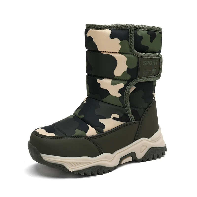 Botas de nieve impermeables para niños