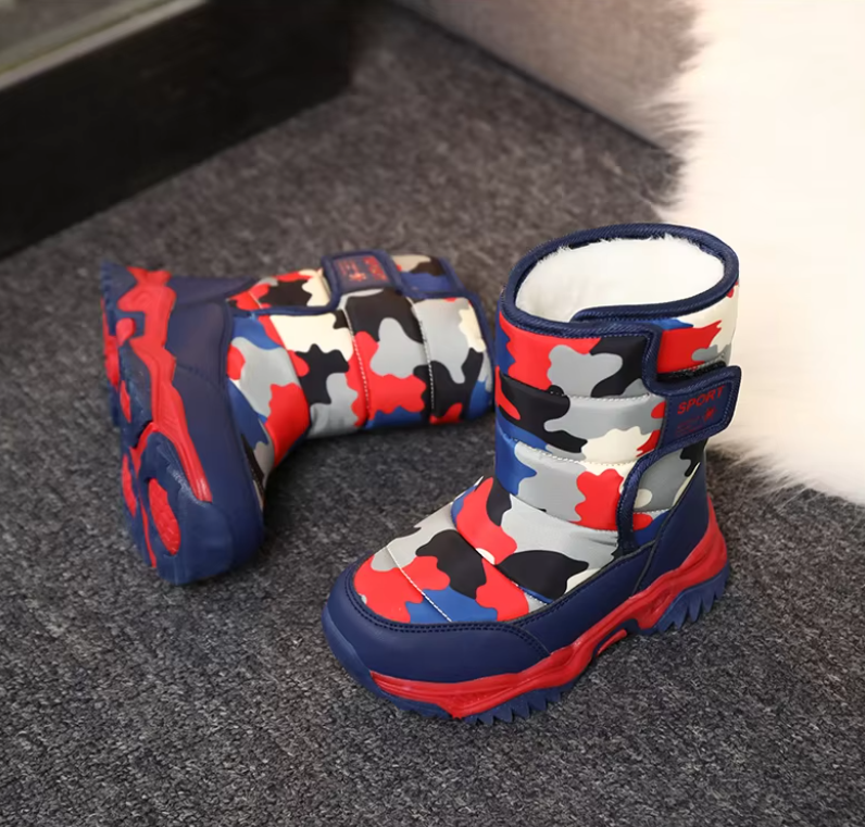 Botas de nieve impermeables para niños
