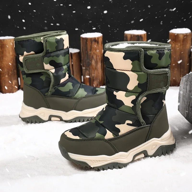 Botas de nieve impermeables para niños