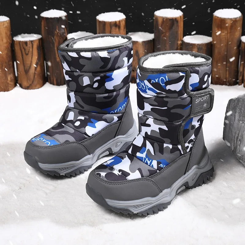 Botas de nieve impermeables para niños