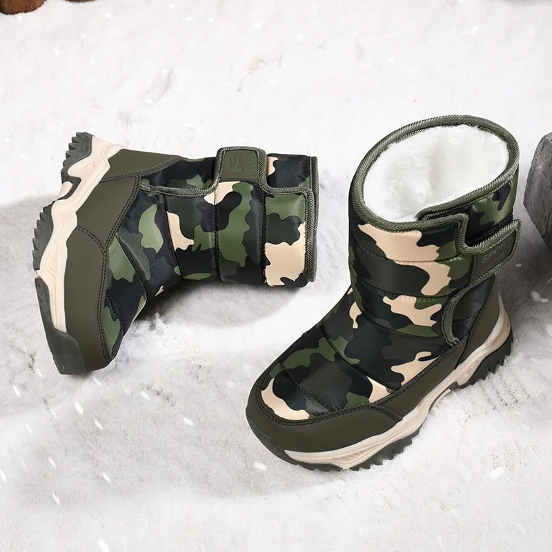 Botas de nieve impermeables para niños