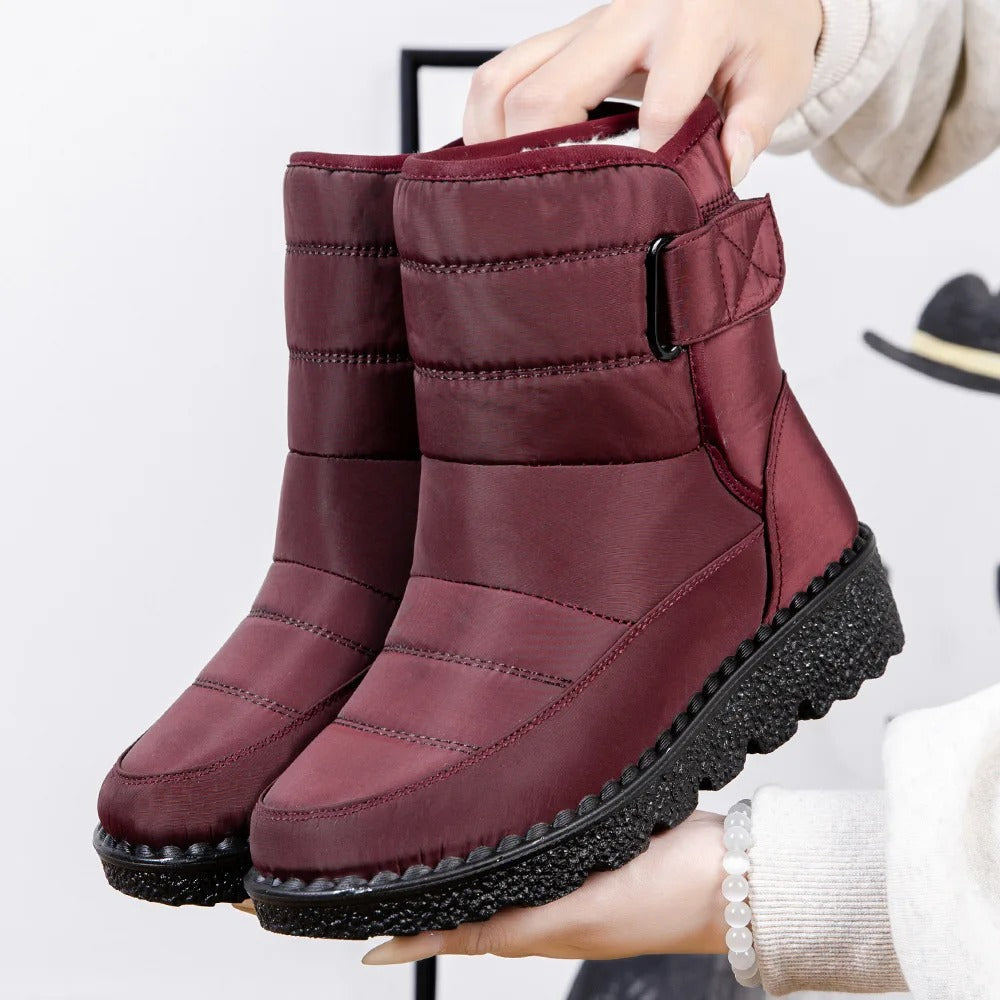 Botas de nieve para mujer antideslizantes e impermeables