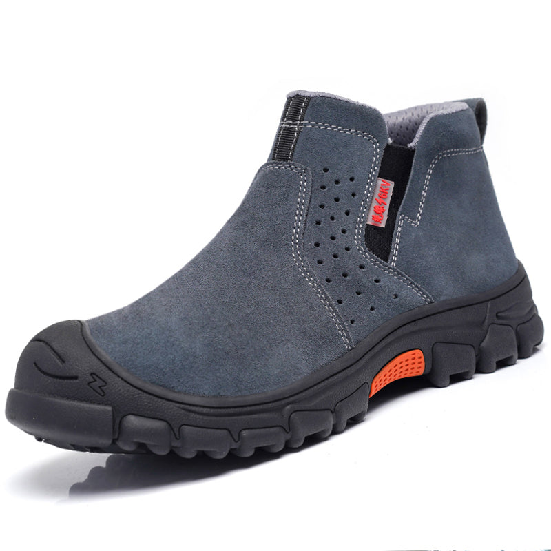 Botas de seguridad ligeras impermeables caqui para trabajo y comodidad