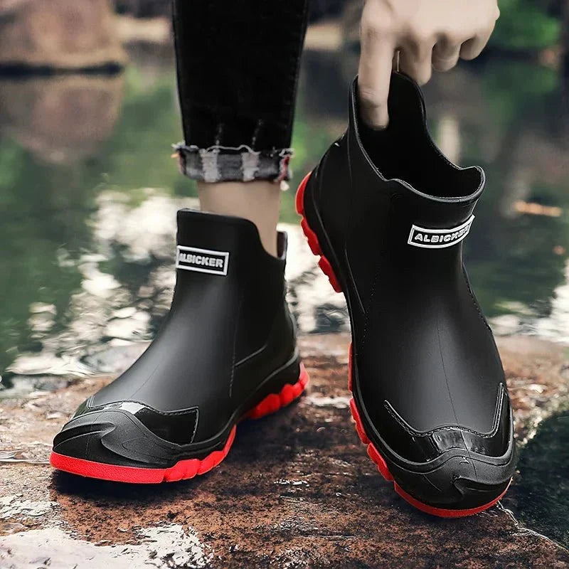Botas impermeables para hombre para todo terreno con suela aislante