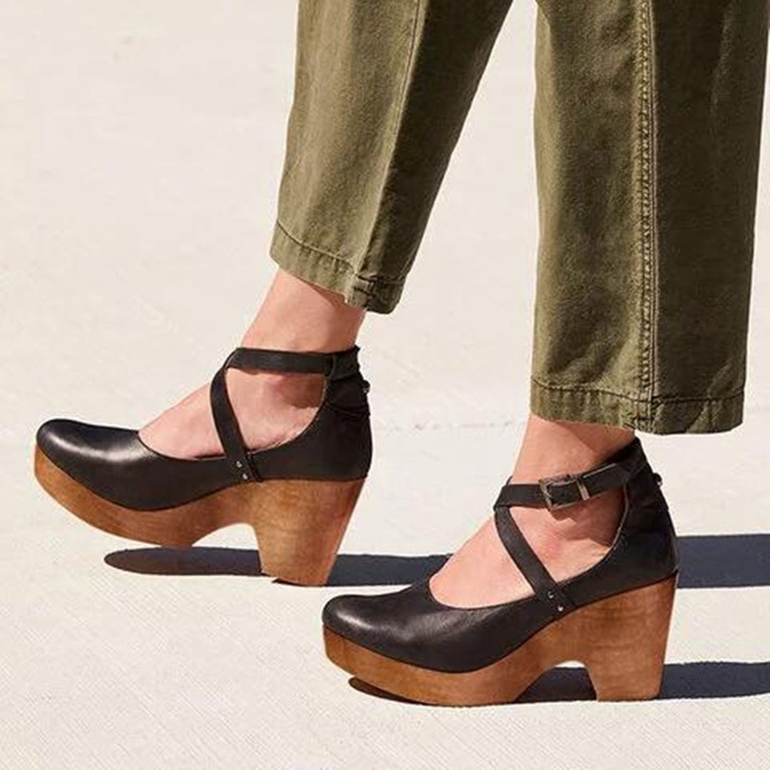 Botas ortopédicas para mujer con tacón