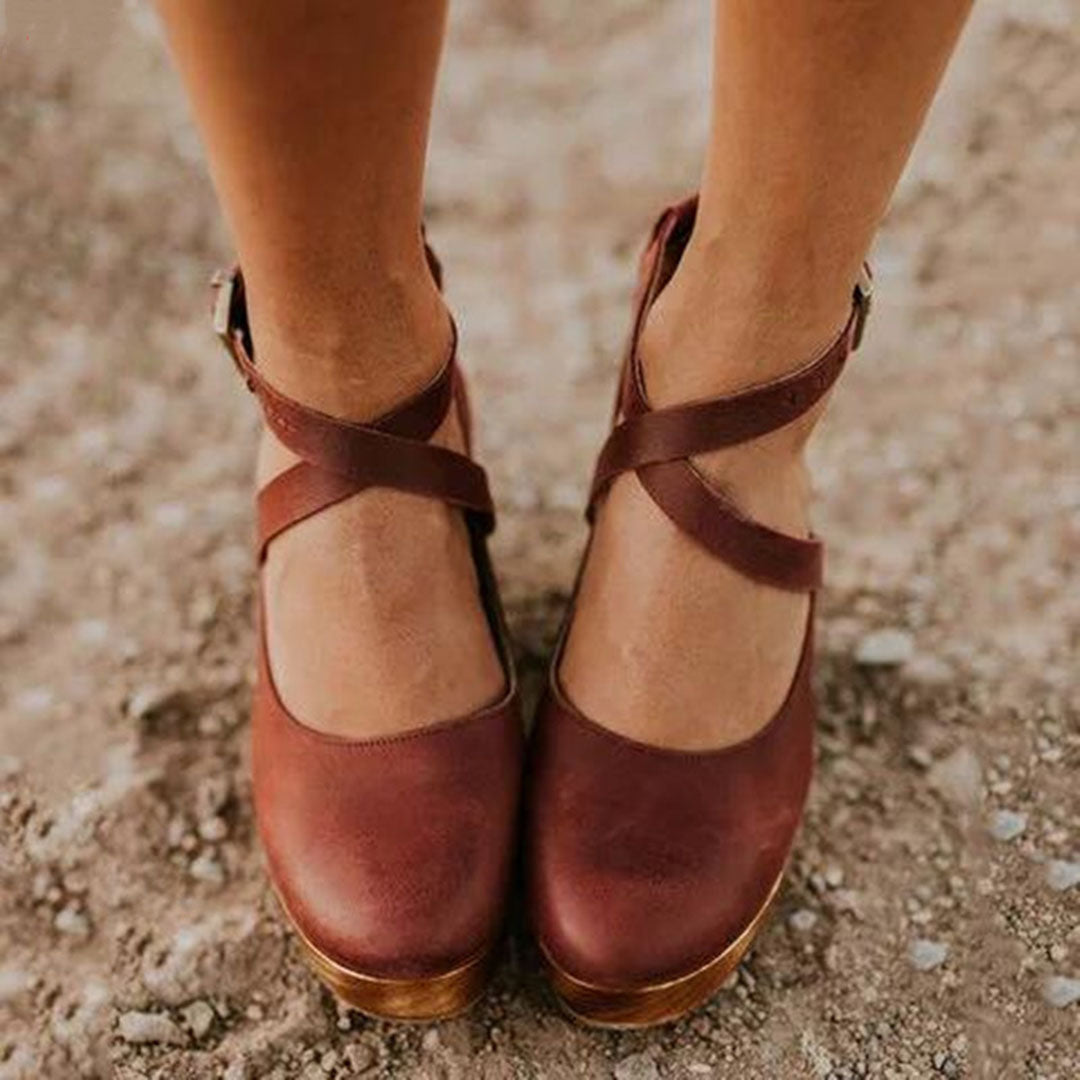Botas ortopédicas para mujer con tacón