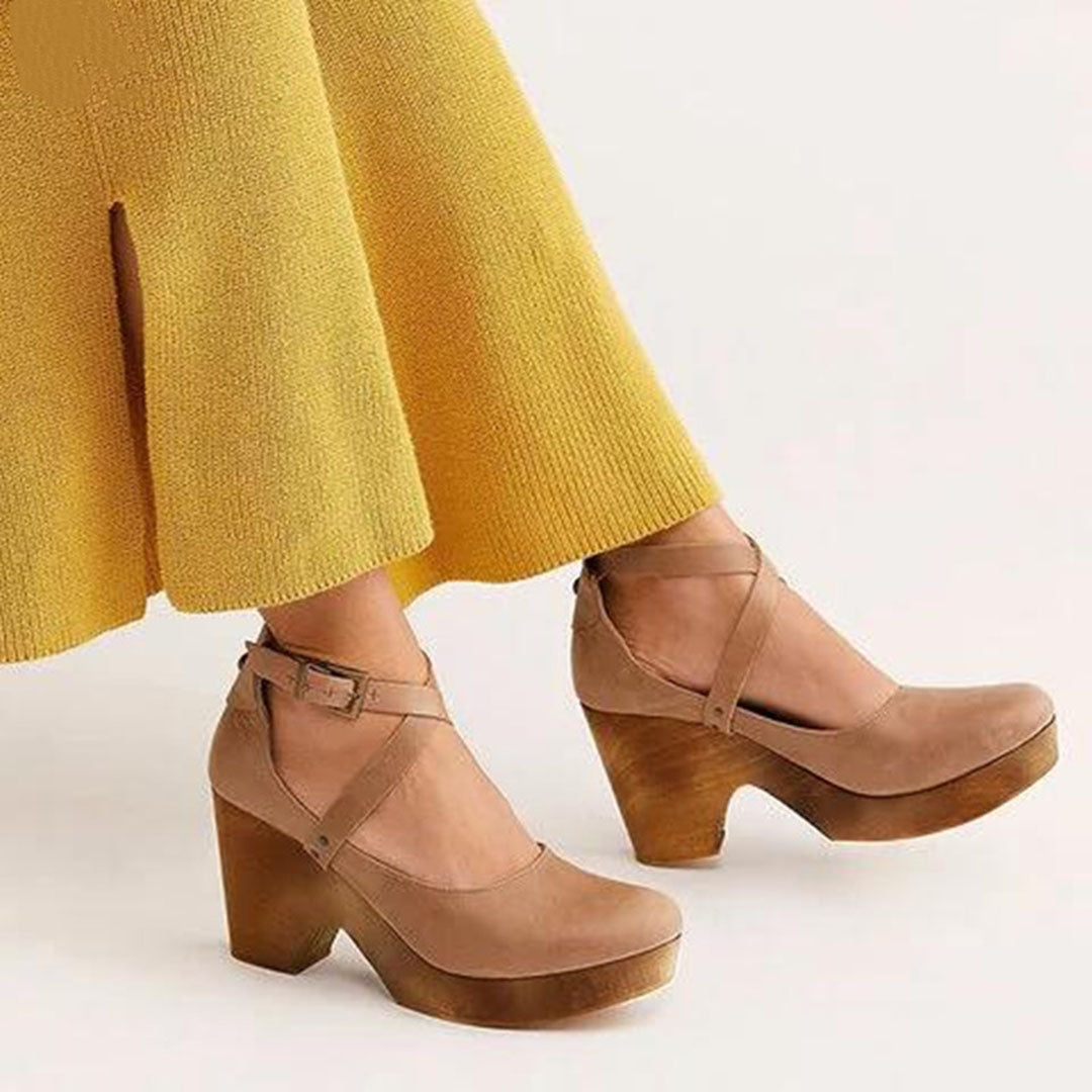 Botas ortopédicas para mujer con tacón