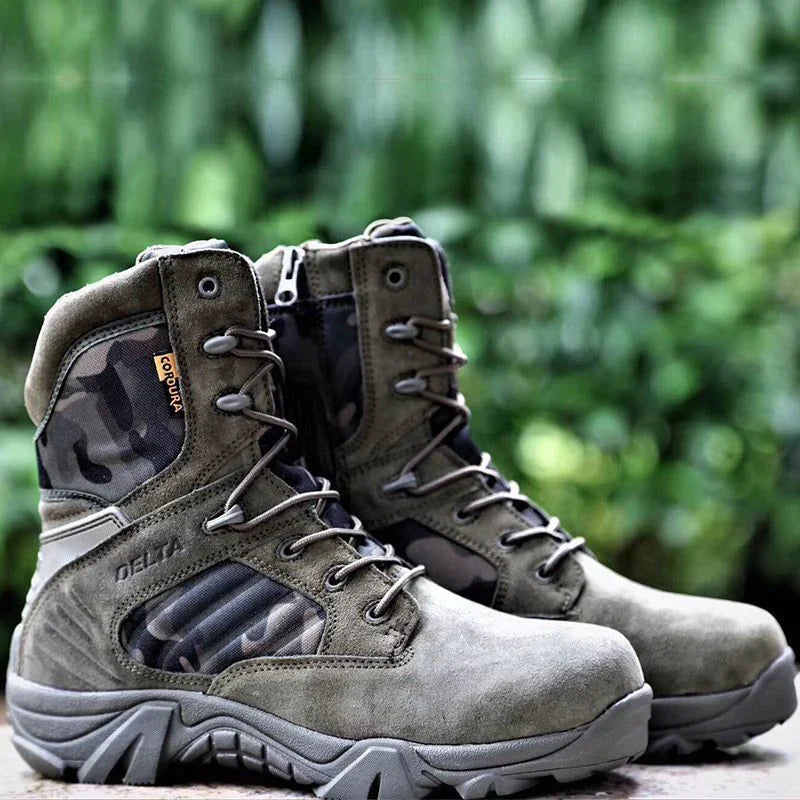 Botas tácticas resistentes para hombre para aventuras al aire libre