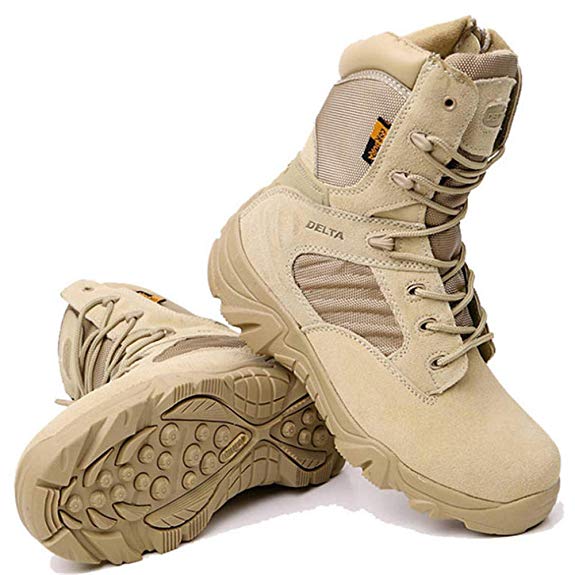 Botas tácticas resistentes para hombre para aventuras al aire libre