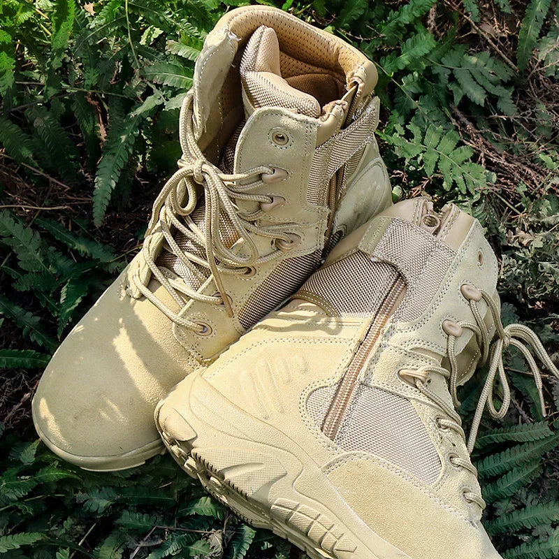 Botas tácticas resistentes para hombre para aventuras al aire libre