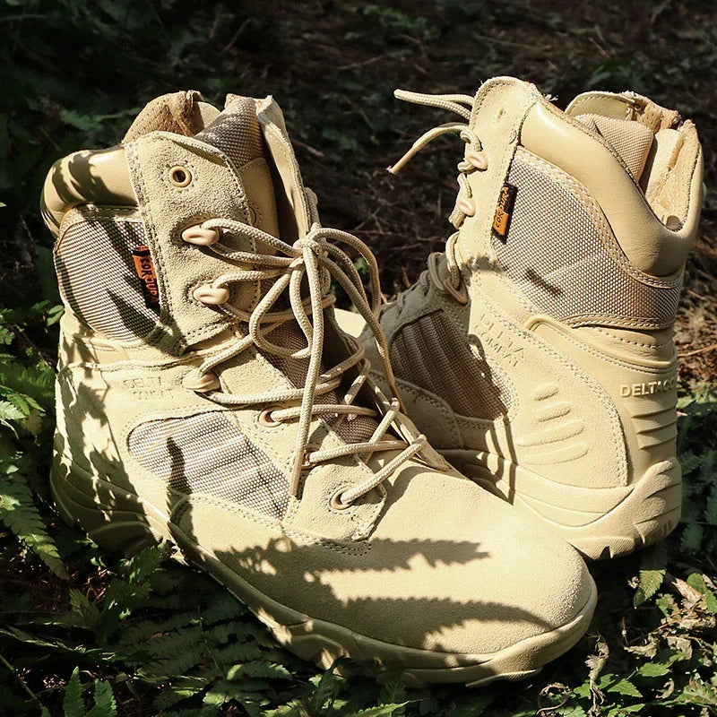 Botas tácticas resistentes para hombre para aventuras al aire libre