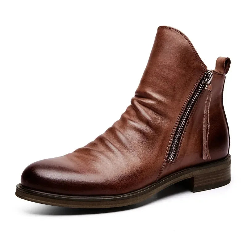 Botines Chelsea de cuero