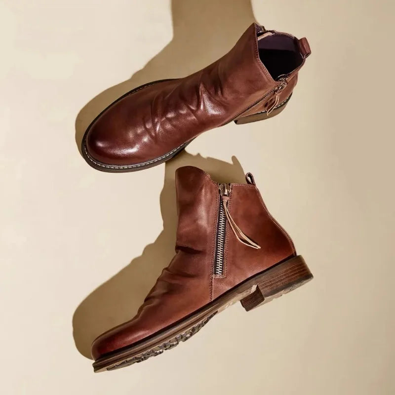 Botines Chelsea de cuero