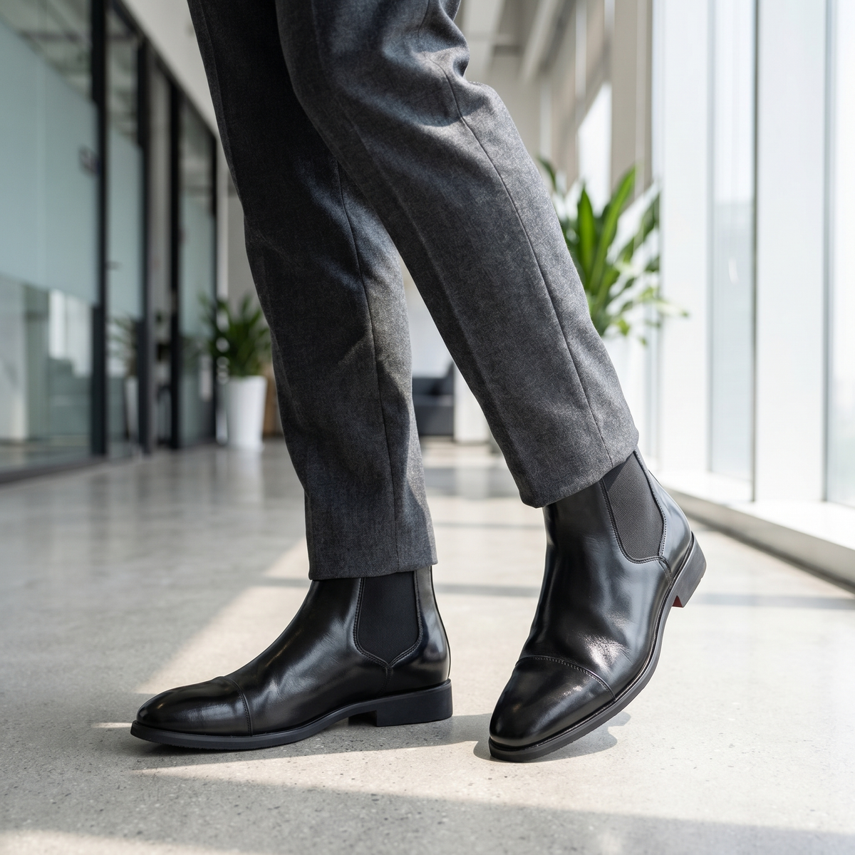 Botines Chelsea de Piel para Hombre | Slip-On