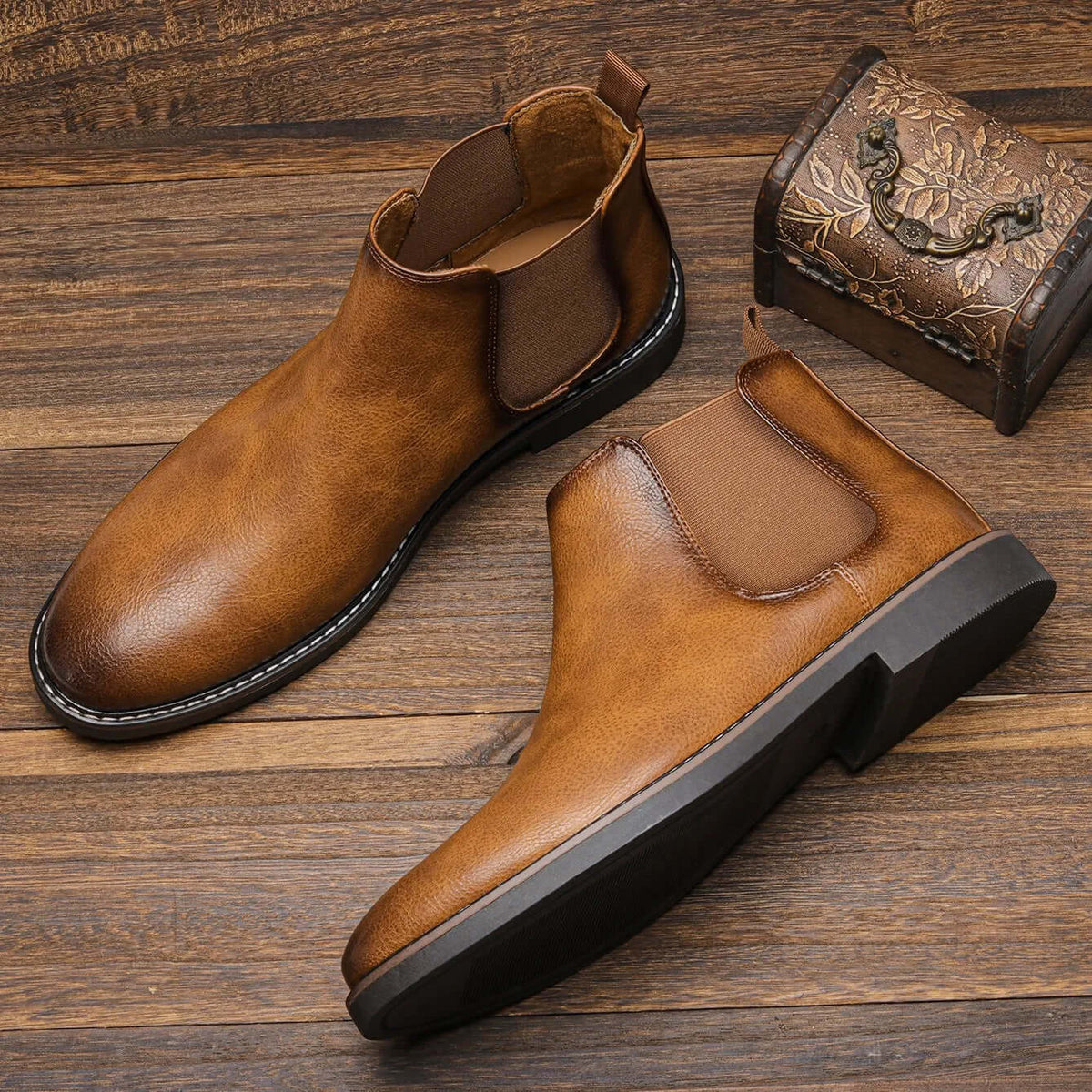 Botines Chelsea para hombre de diseño atemporal