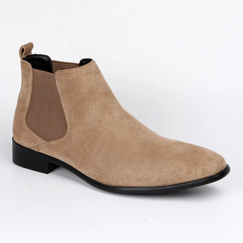 Botines Chelsea slip-on para hombre hasta el tobillo