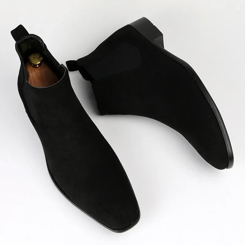 Botines Chelsea slip-on para hombre hasta el tobillo