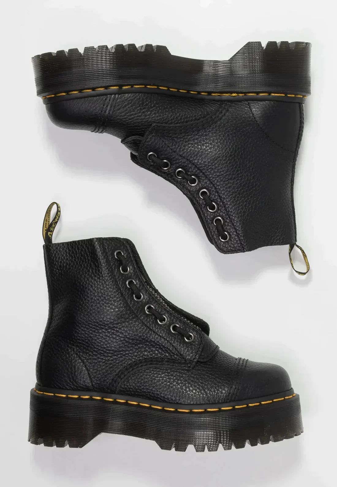 Botines elegantes de cuero para mujer con tacón estable y suela antideslizante