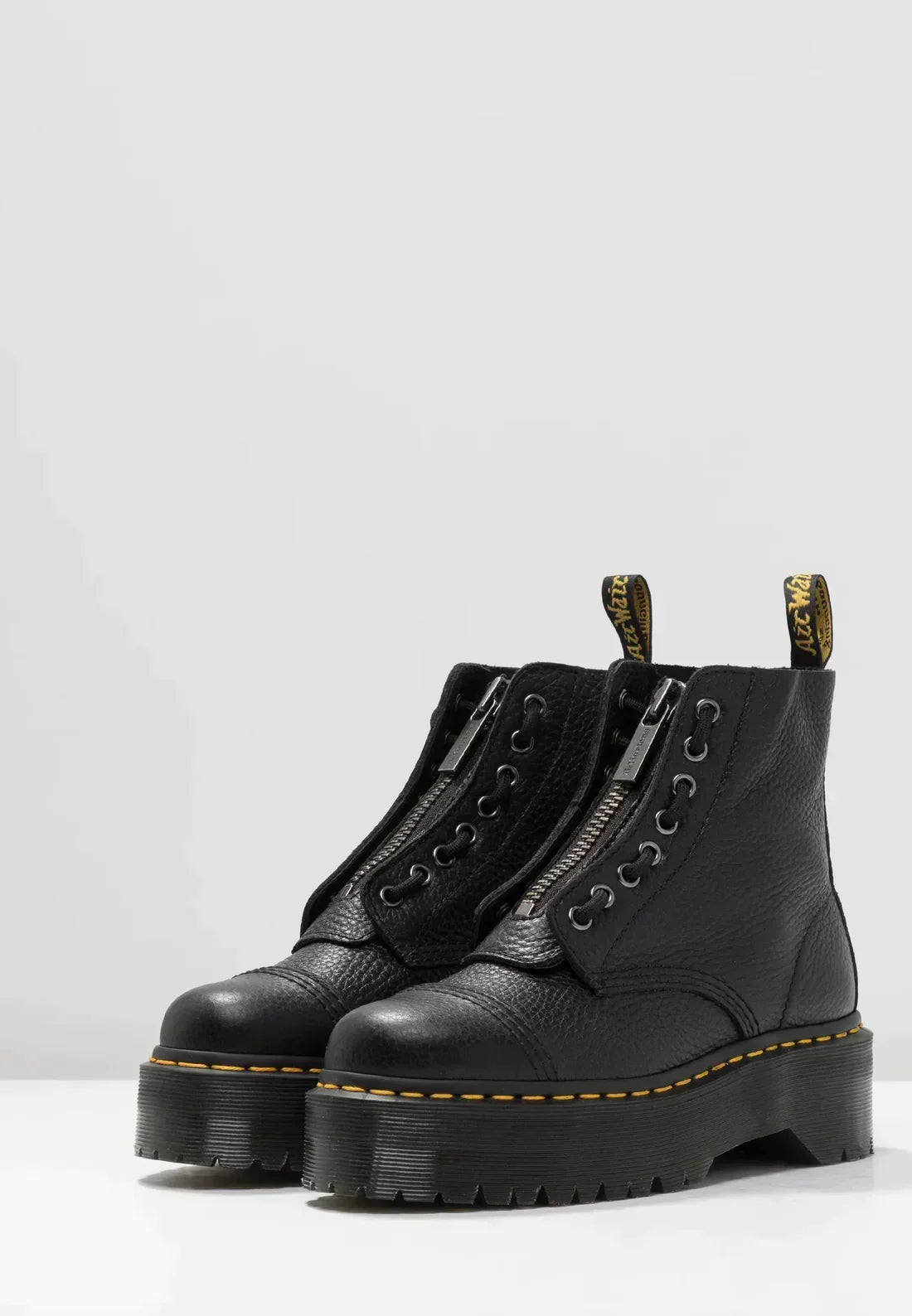 Botines elegantes de cuero para mujer con tacón estable y suela antideslizante