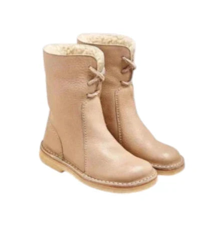 Botines impermeables de invierno para mujer con forro de lana