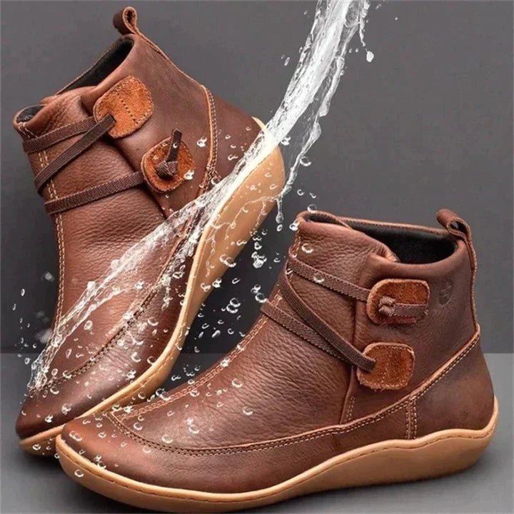 Botines impermeables para mujer con interior acolchado