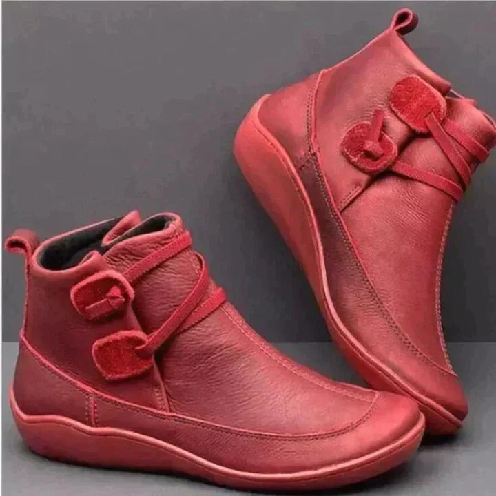 Botines impermeables para mujer con interior acolchado