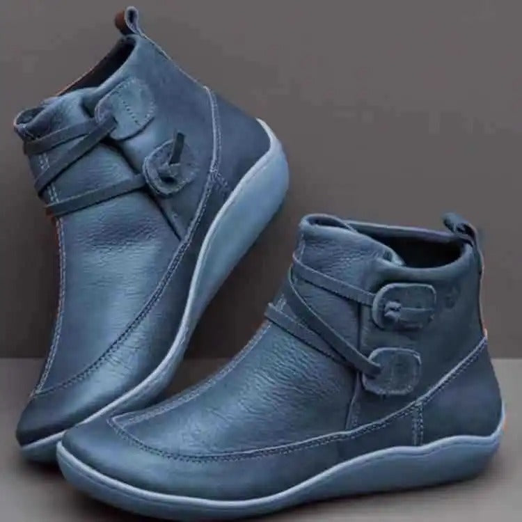 Botines impermeables para mujer con interior acolchado