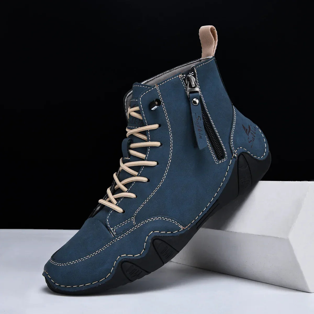 Botines ortopédicos acolchados con cremallera