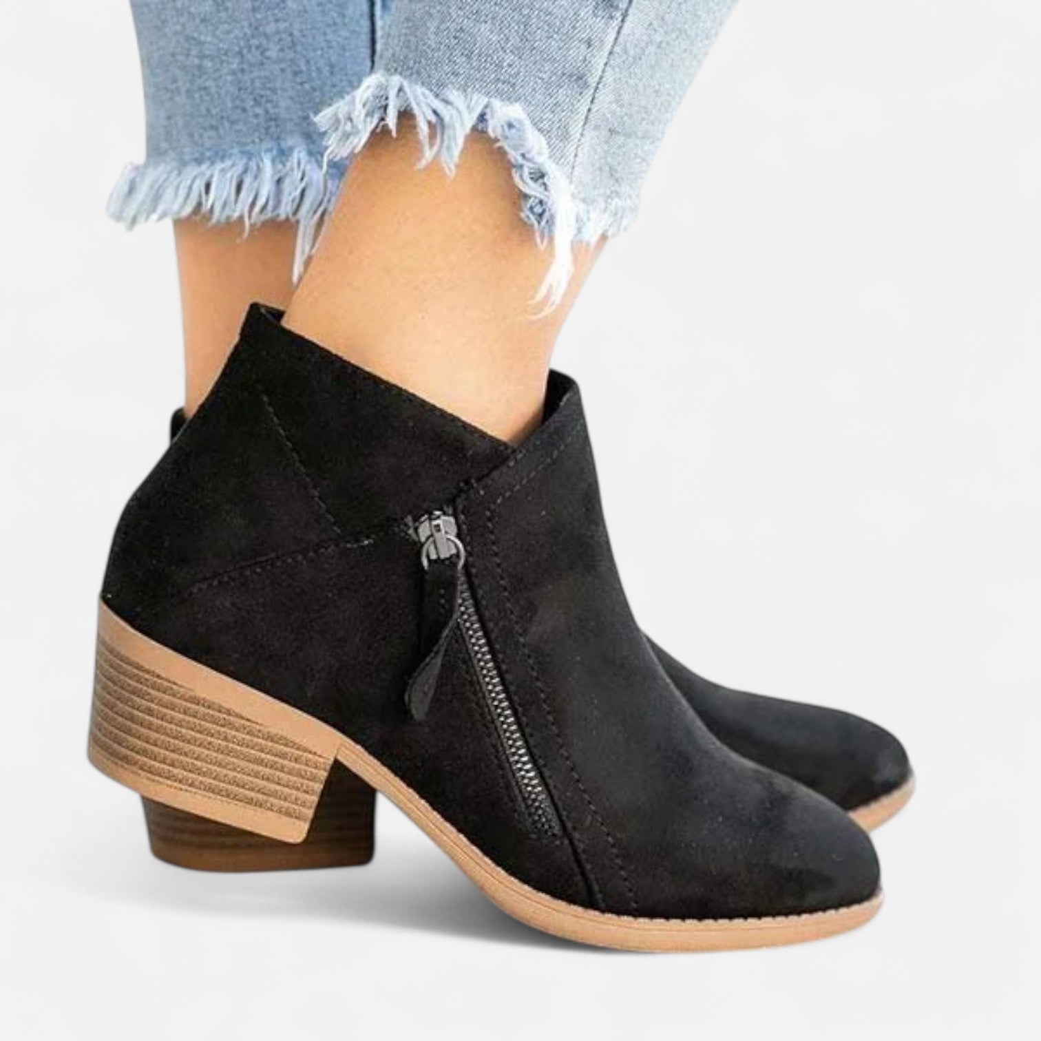 Botines ortopédicos de piel para mujer – Confort terapéutico y estilo sofisticado