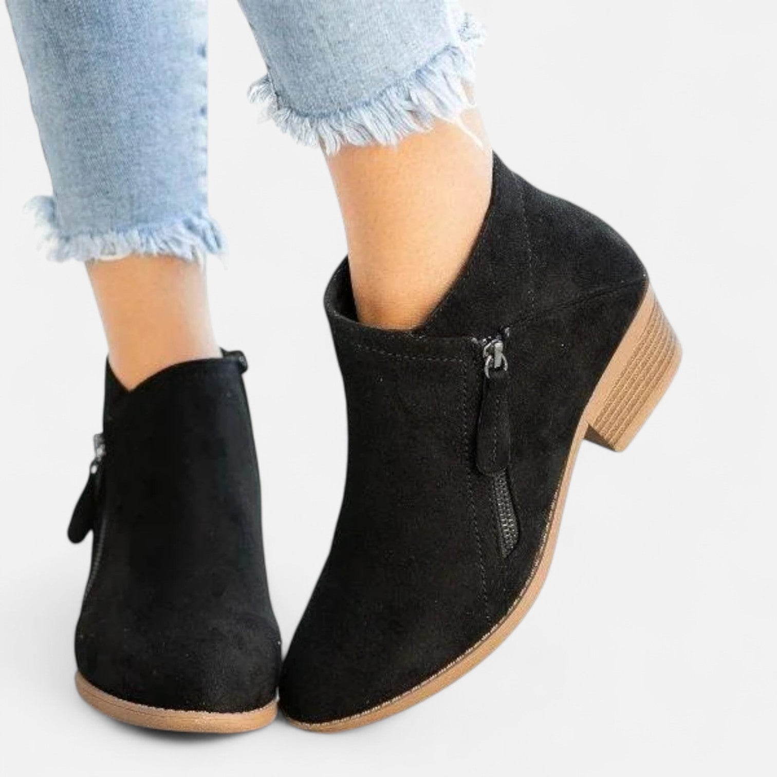 Botines ortopédicos de piel para mujer – Confort terapéutico y estilo sofisticado