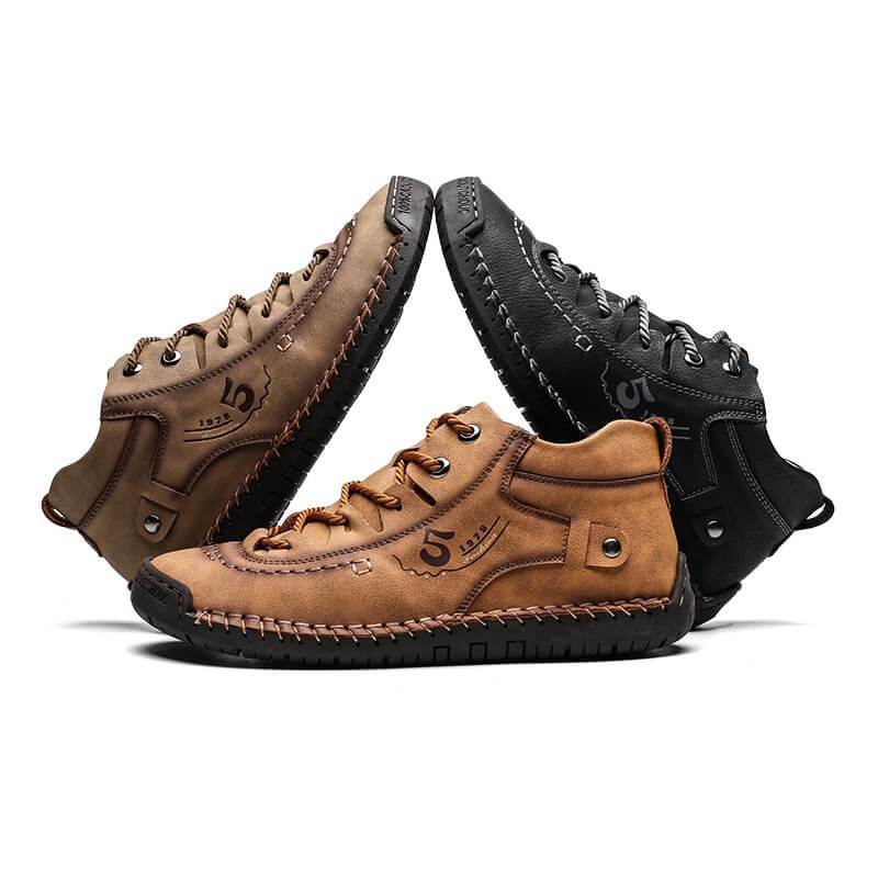 Botines vintage cosidos a mano